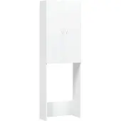 vidaXL Wasmachinekast 64x25,5x190 cm wit