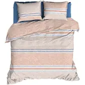 Romanette Dekbedovertrek Alfie Terra Katoen-200 x 200 / 220 cm | 2-Persoons