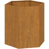 vidaXL Plantenbak roestig 40x40x45 cm cortenstaal