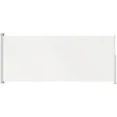 vidaXL Tuinscherm uittrekbaar 220x500 cm crème