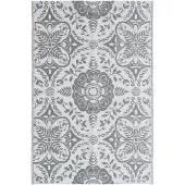 vidaXL Buitenkleed ARAKIL 190x290 cm PP lichtgrijs