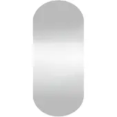 vidaXL Wandspiegel 35x80 cm ovaal glas