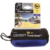 Cocoon - Lakenzak - Soie Rectangulaire XL Ultramarine Blue voor Unisex - Marine blauw