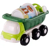 Cavallino Toys Strand Kiepwagen met Emmerset Groen, 5dlg.