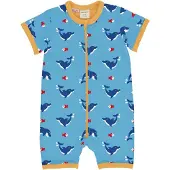 Maxomorra Rompersuit SS DOLPHIN 62/68