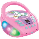 Lexibook Lecteur CD Portable Bluetooth Licorne
