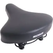 Edge fietszadel city zwart (werkplaatsverpakking)