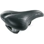 Selle Bassano Fietszadel Volare XXL BigCity elastomere demping - zwart