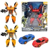 Toi-Toys Toi Toys Veranderrobot 'Superauto'+L-G Verschillende verschillende Kunstmarmer