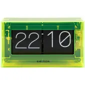 Karlsson Klok Boxed Flip Acrylic Neon Yellow