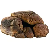CeramicNature aquariumdecoratie steen 24 cm polyester bruin
