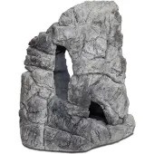 CeramicNature aquariumdecoratie steen 39 cm polyester grijs