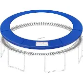 Hoppa! Trampoline beschermrand, randafdekking, randbescherming, trampolinerand 305 cm, Blauw