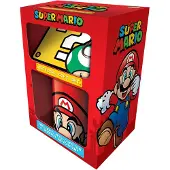 Pyramid Super Mario - Mario geschenkdoos mok, onderzetter en sleutelhanger