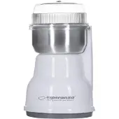 Esperanza Koffiemolen Lungo - Elektrische koffiemolen - Wit - RVS mes
