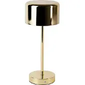 TRIO REALITY JEFF - Tafellamp - Messing gepolijst - incl. 1x SMD 1.5W - Touch functie - Oplaadbaar - Dimbaar