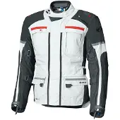 Held Carese Evo GTX Lichtgrijs Rood Textiele Motorjas Maat S