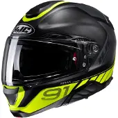 HJC RPHA 91 Rafino Zwart Geel Mc3Hsf Systeemhelm Maat XS