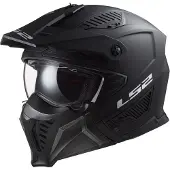 LS2 OF606 Drifter Solid Matt Black 06 Multi Helm Maat M