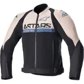 Alpinestars SMX Air Jas Light Bruin Zwart Sodalite Blauw Maat 3XL