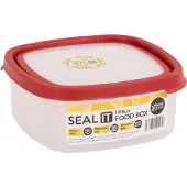 Wham - Opbergbox Seal It 1,6 liter Set van 2 Stuks - Polypropyleen - Transparant