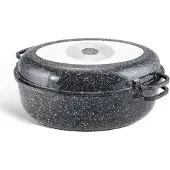 Edenberg Stonetec Line - Braadpan van Gesmeed Aluminium - 2-delige set - 8.0 liter