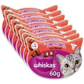 Whiskas Kattensnacks - Temptations Snoepjes - Rund - 6x60g