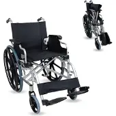 Mobiclinic Opera Rolstoel - Inklapbare armleuningen - Aluminium - Lichtgewicht
