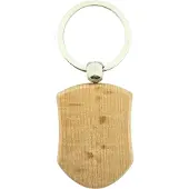 Combicraft Blanco houten sleutelhanger schild 45x32mm - verpakking 50 stuks