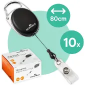 Durable JOJO STYLE - 8324 Rollerclip voor batch drukknopkoord Zwart 0.8 m 832401 10 stuk(s)
