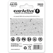EverActive Evhrl6-2600 Oplaadbare Batterij 4 Eenheden