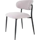 Home67 Eetkamerstoel dion bouclé naturel