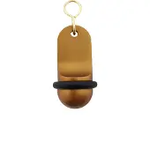 Combicraft Blanco Mini Classic hotel sleutelhanger brons - 60x25mm - 5 stuks