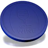 Combicraft Reliëfmunten wijn donkerblauw - 250 stuks