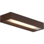 QAZQA Moderne wandlamp roestbruin 22cm incl. LED IP65 - Hannah