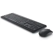 Dell Toetsenbord en Muis - - KM3322W - Draadloos RF - US International - Zwart