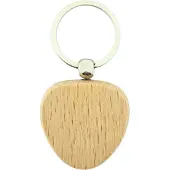 Combicraft Blanco houten sleutelhanger driehoek 40x40mm - verpakking 50 stuks