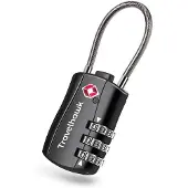 Travelhawk Kofferslot - TSA Cijferslot 3-Cijferig - Zwart (4 stuks)