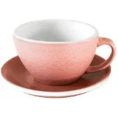 Loveramics Latte kop met schoteltje Egg Cinnabar, 300 ml