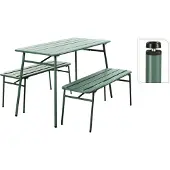 Gardalux Picknickset | | 3-delig (Metaal, Groen)