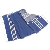 Lalay Gastendoek Krem Sultan royal blue van Lalay