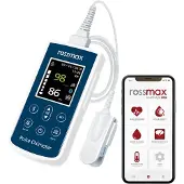 Rossmax SA310 handheld pulsoximeter met smartphoneverbinding