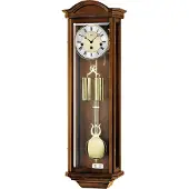AMS - 2672/9 - Wandklok met slinger - Hout - Glas