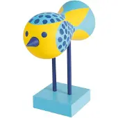 Design House Stockholm Birds 1967 Houten Beeldje No. 5 - Decoratieve accessoires Massief Beuken Blue - 2876-5100