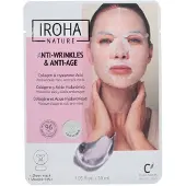 IROHA nature Anti-Wrinkles Collagen Face & Neck Sheet Mask