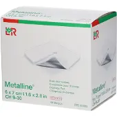 Lohmann & Rauscher GmbH & Co. KG Metalline Steriel kompres Drainage 6 cm x 7 cm | 50 stuks