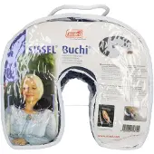 Sissel Buchi Hoefijzervormig Ontspanningskussen Met Boekweitvulling Blauw 1 St Kussen