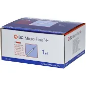 Embecta Micro-Fine Insulinespuiten U-100 1ML 12,7MM 29G (100 stuks)