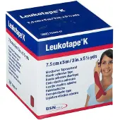 Leukotape K Rood 7,5cm x 5m 7297817 1 St Verband