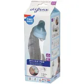 Difrax S-Babyfles Wide 310 ml Glas Blauw | 1 stuk